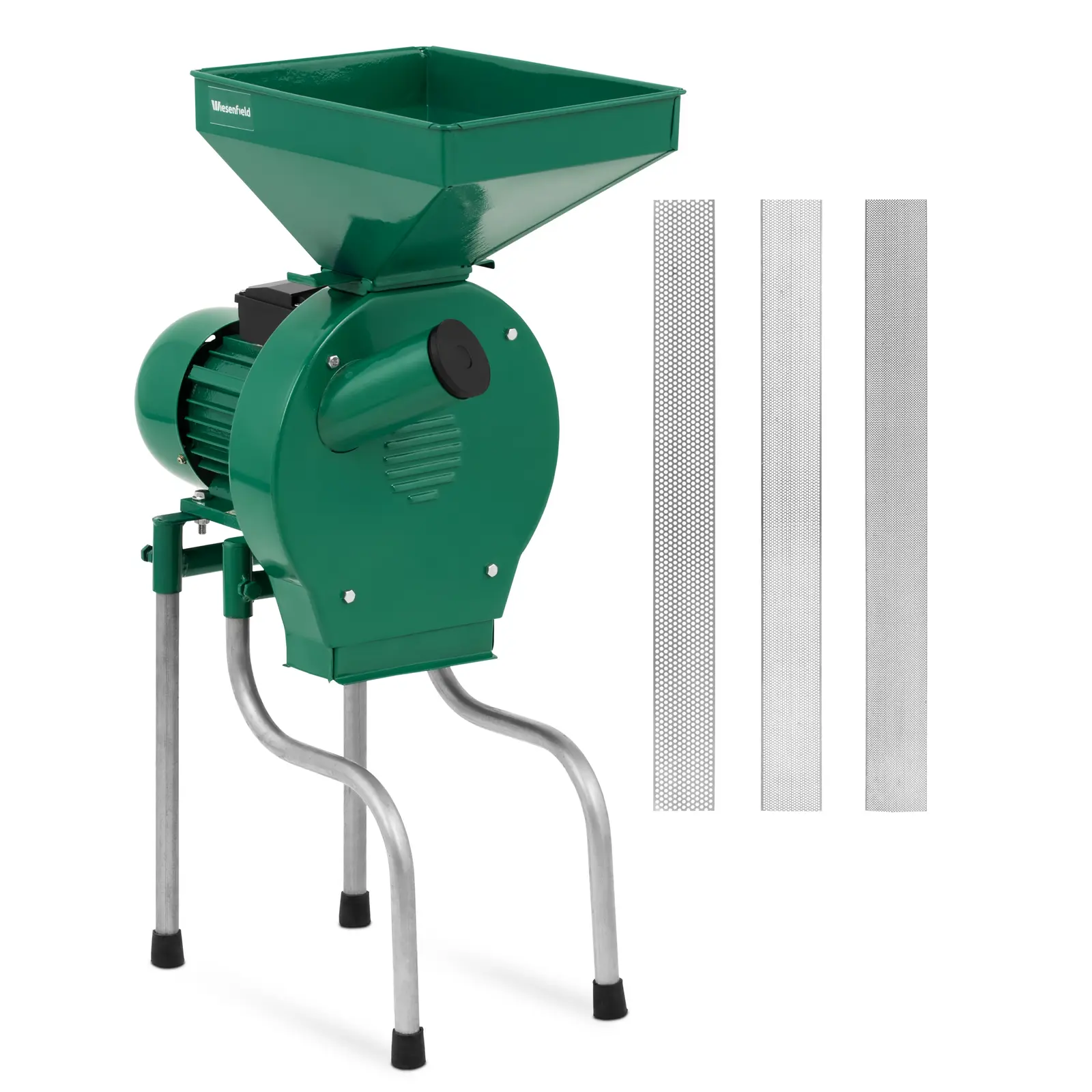Grain Mill with Stand - 1100 W - 250 kg/h - 4 sieve hole sizes