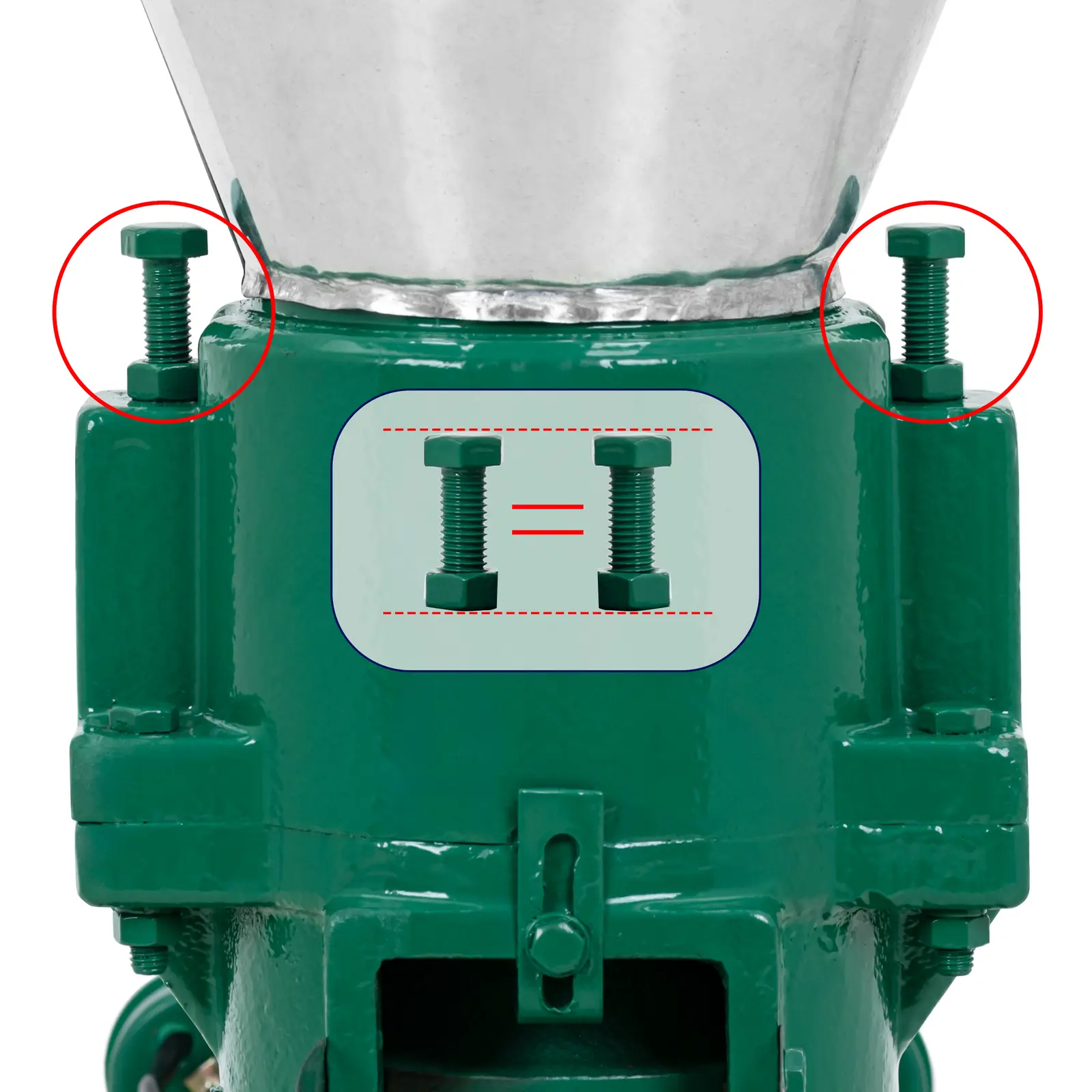 Lis na pelety - 100 kg/h - 2 200 W - Ø 120 mm (Kolečka: Ano)