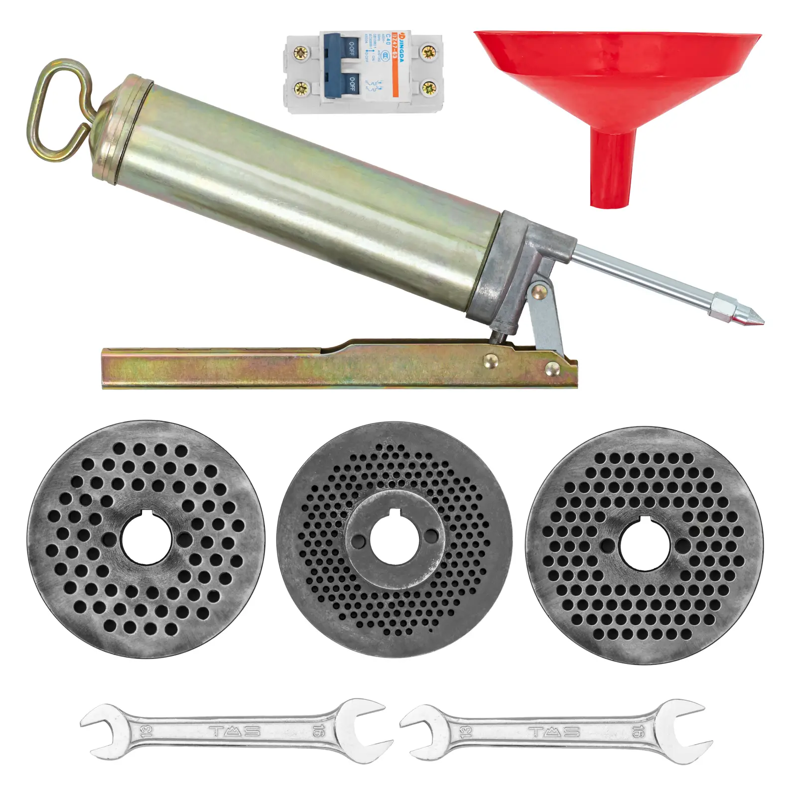 Lis na pelety - 100 kg/h - 2 200 W - Ø 120 mm (Rotační rýchlost [ot/min]: 1400)