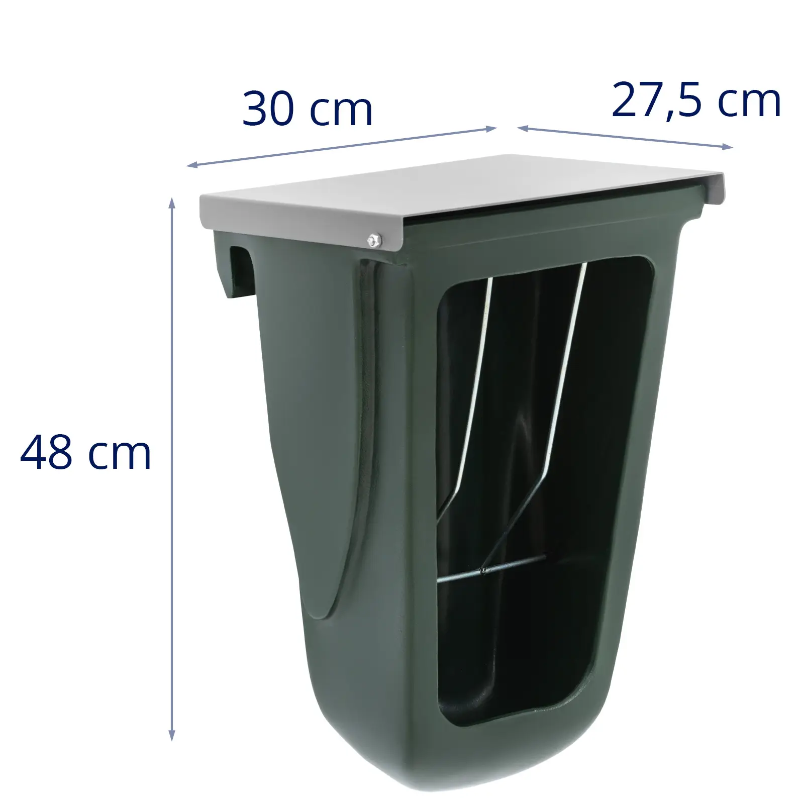 Krmný box - pro telata - 11,5 l - na seno a koncentrované krmivo (Materiál: Plast PE)