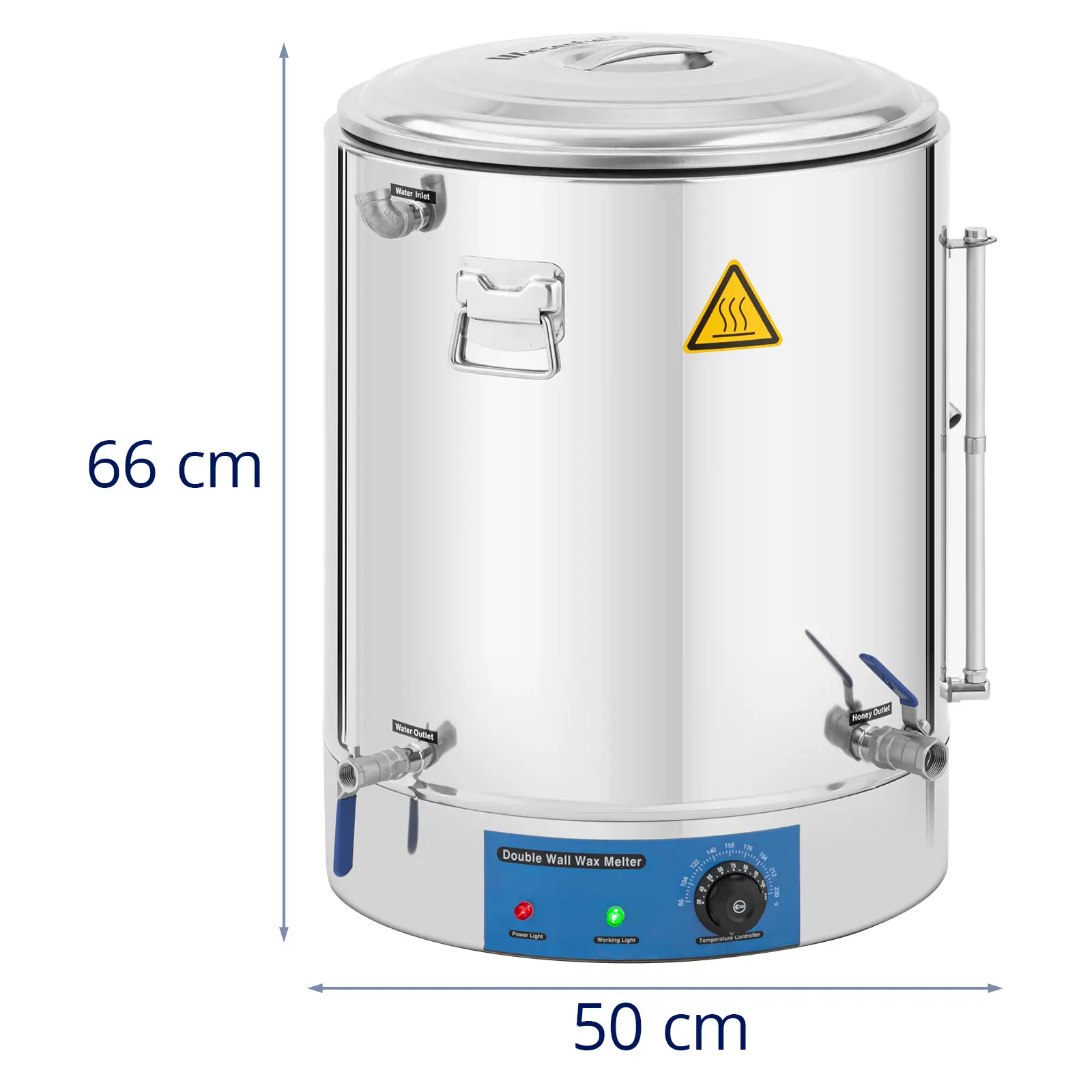 Mézolvasztó - 70 l - 30 és 110 °C között