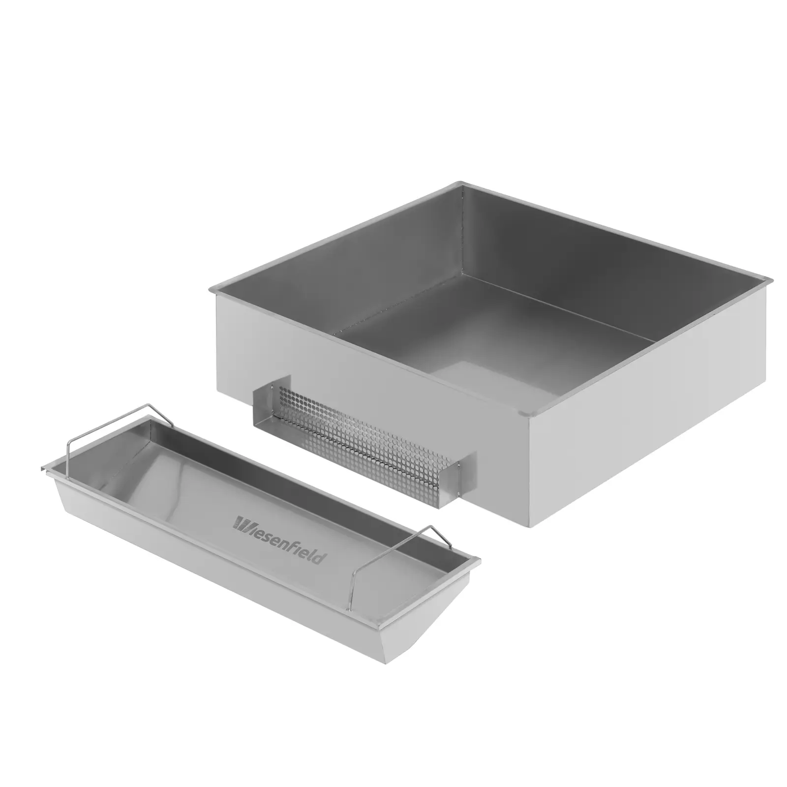 Sceratrice solare per telai inferiori a 55 x 50 x 15 cm - Acciaio inox