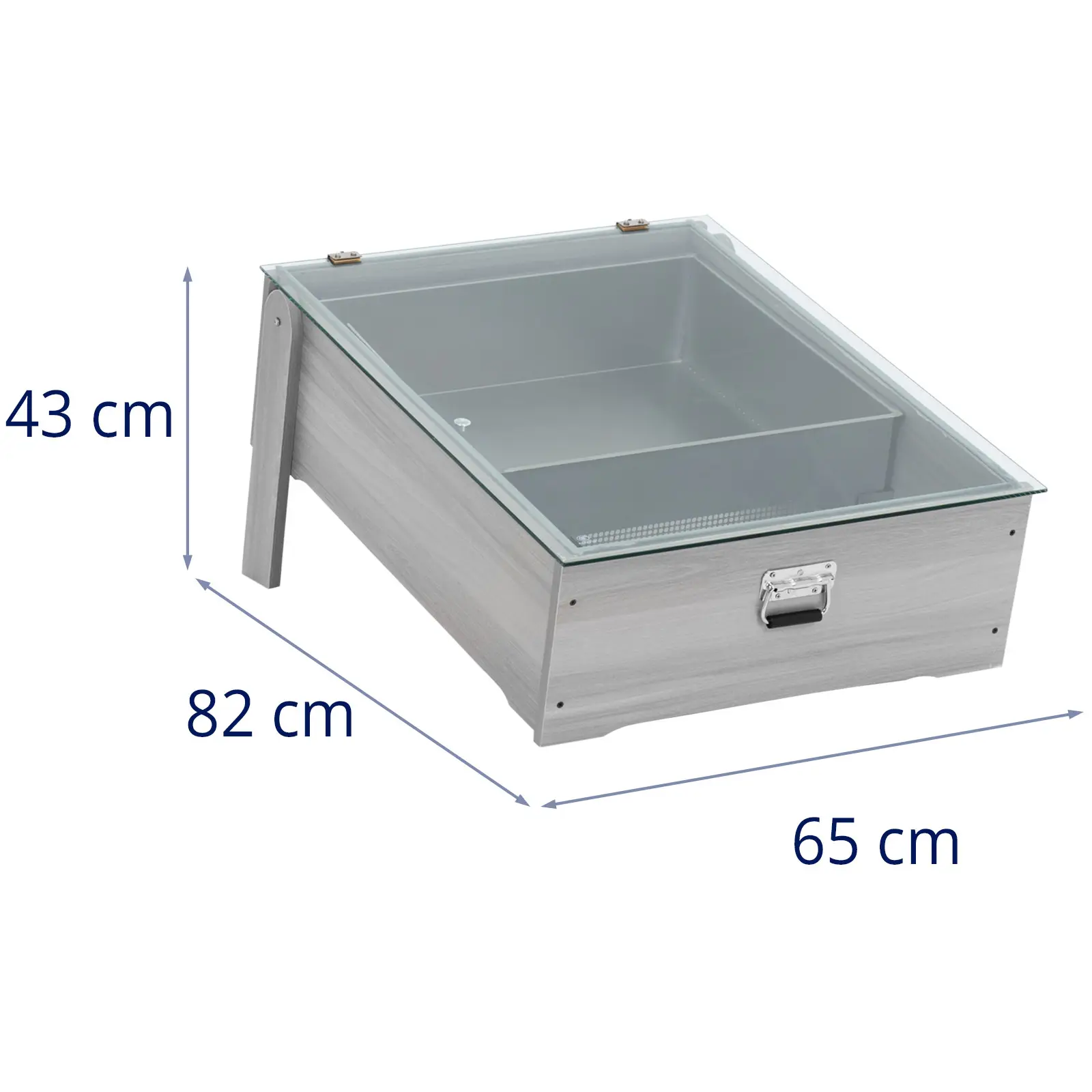 Sceratrice solare per telai inferiori a 55 x 50 x 15 cm - Acciaio inox