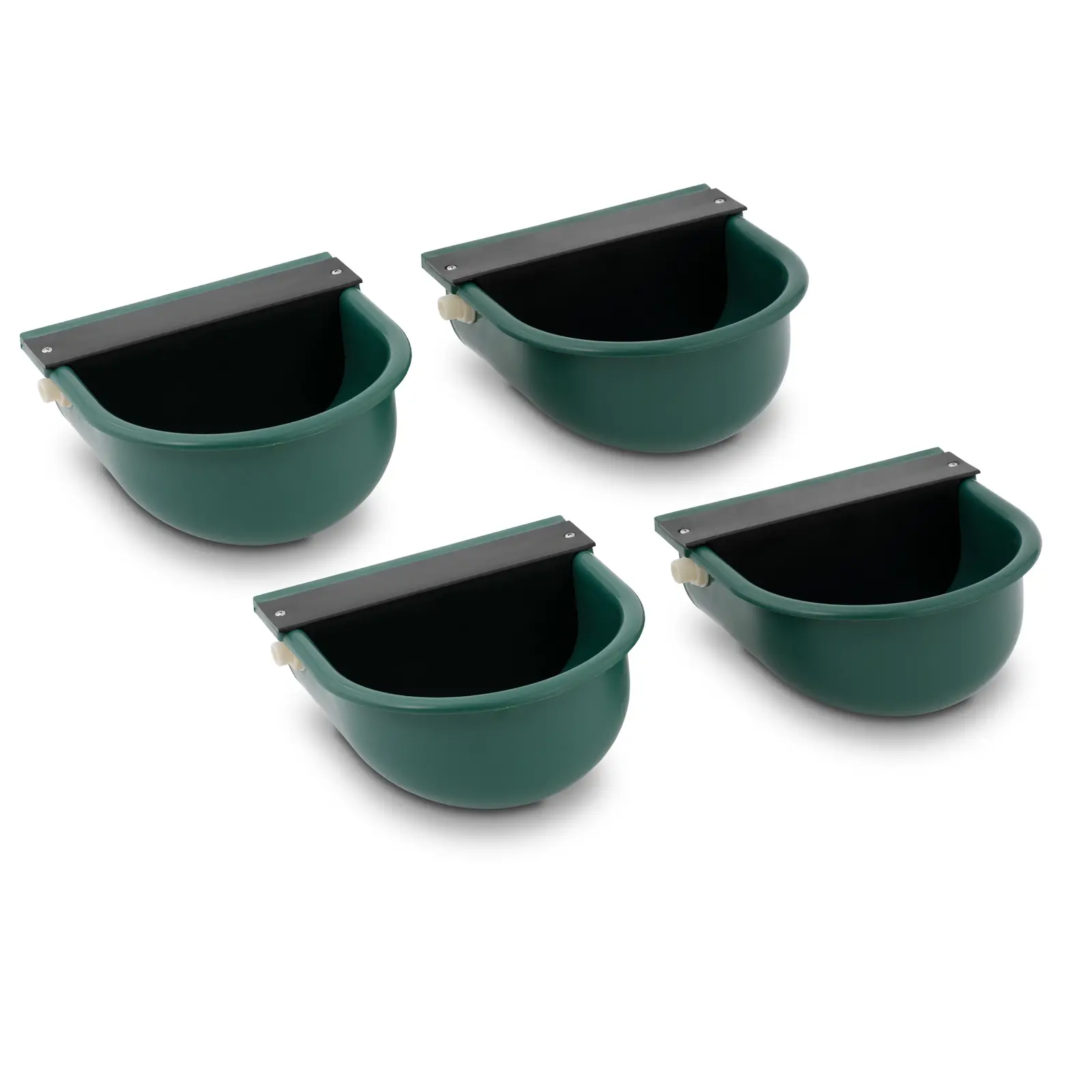 Water Troughs - 4 pieces - 2.8 litres - plastic