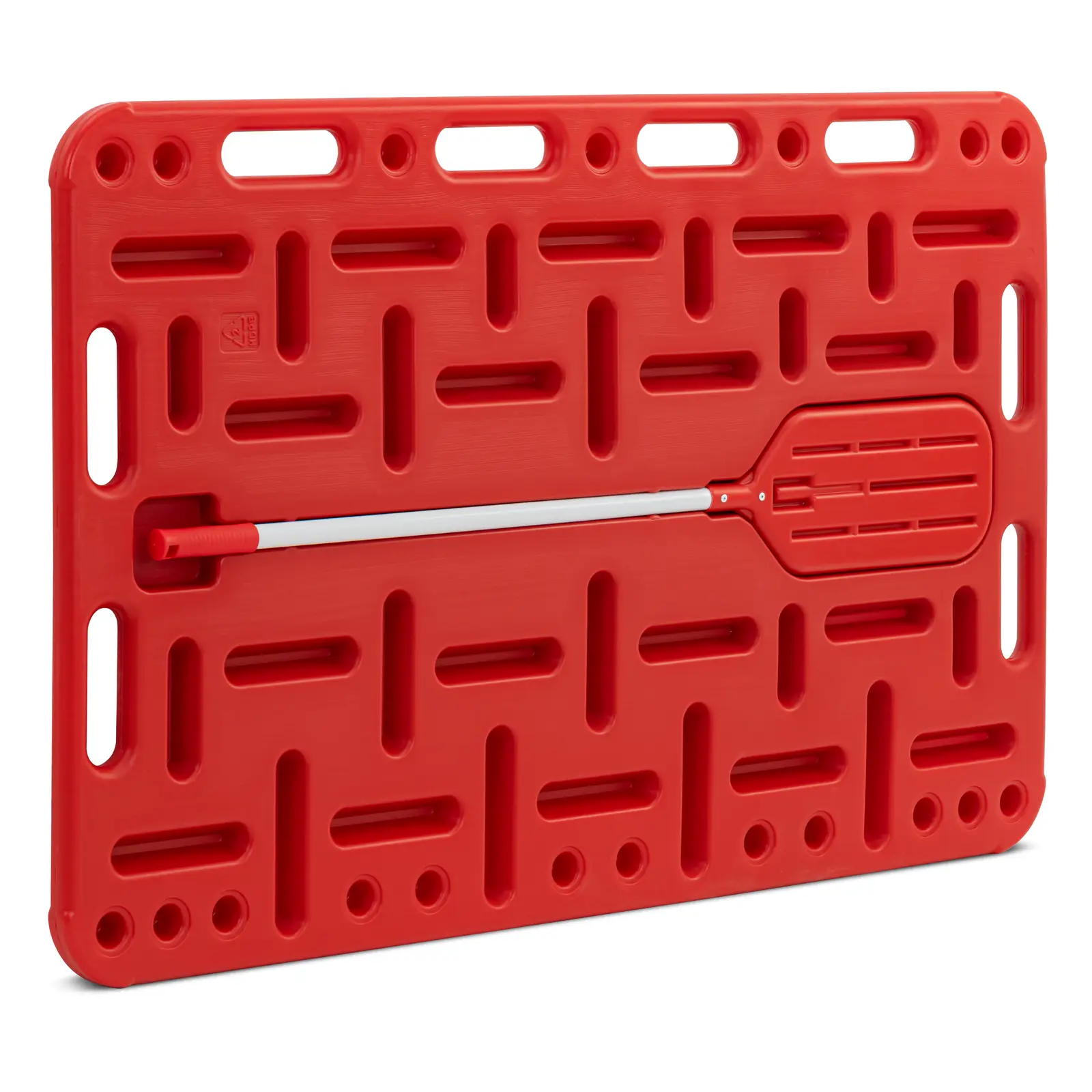 Panneau de triage pour porcs avec rame de triage - 120 x 77 cm - rouge