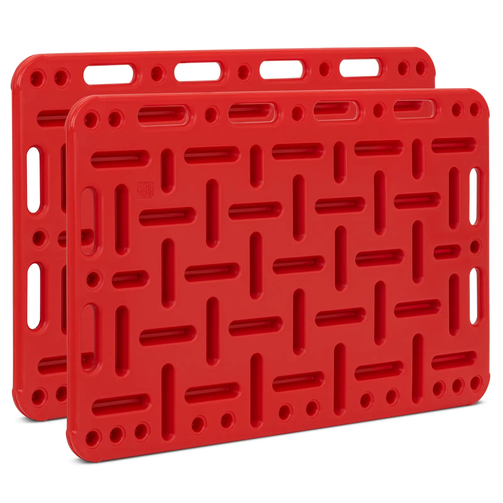 Opdrijfschotten voor varkens - set van 2 - 120 x 77 cm - rood