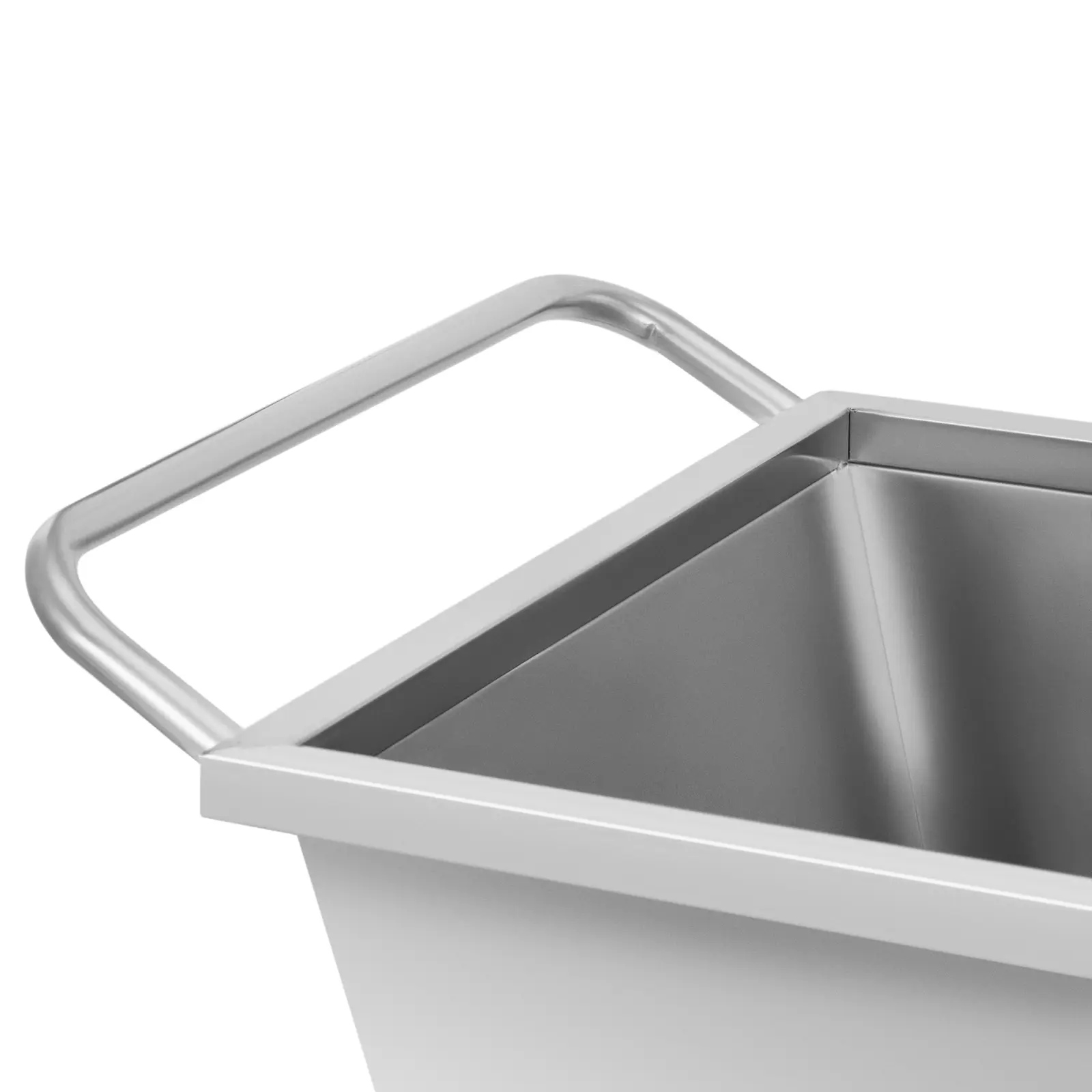 Feed Trolley - 250 kg - 600 l - stainless steel tub