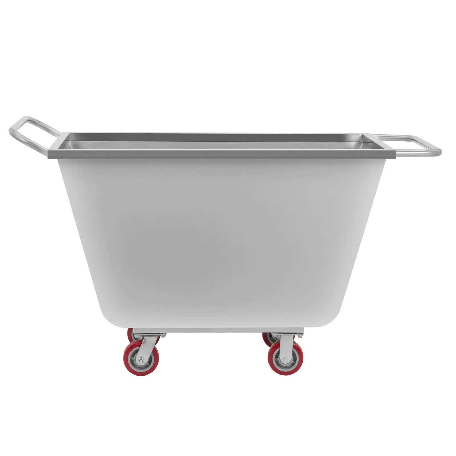 Feed Trolley - 250 kg - 600 l - stainless steel tub