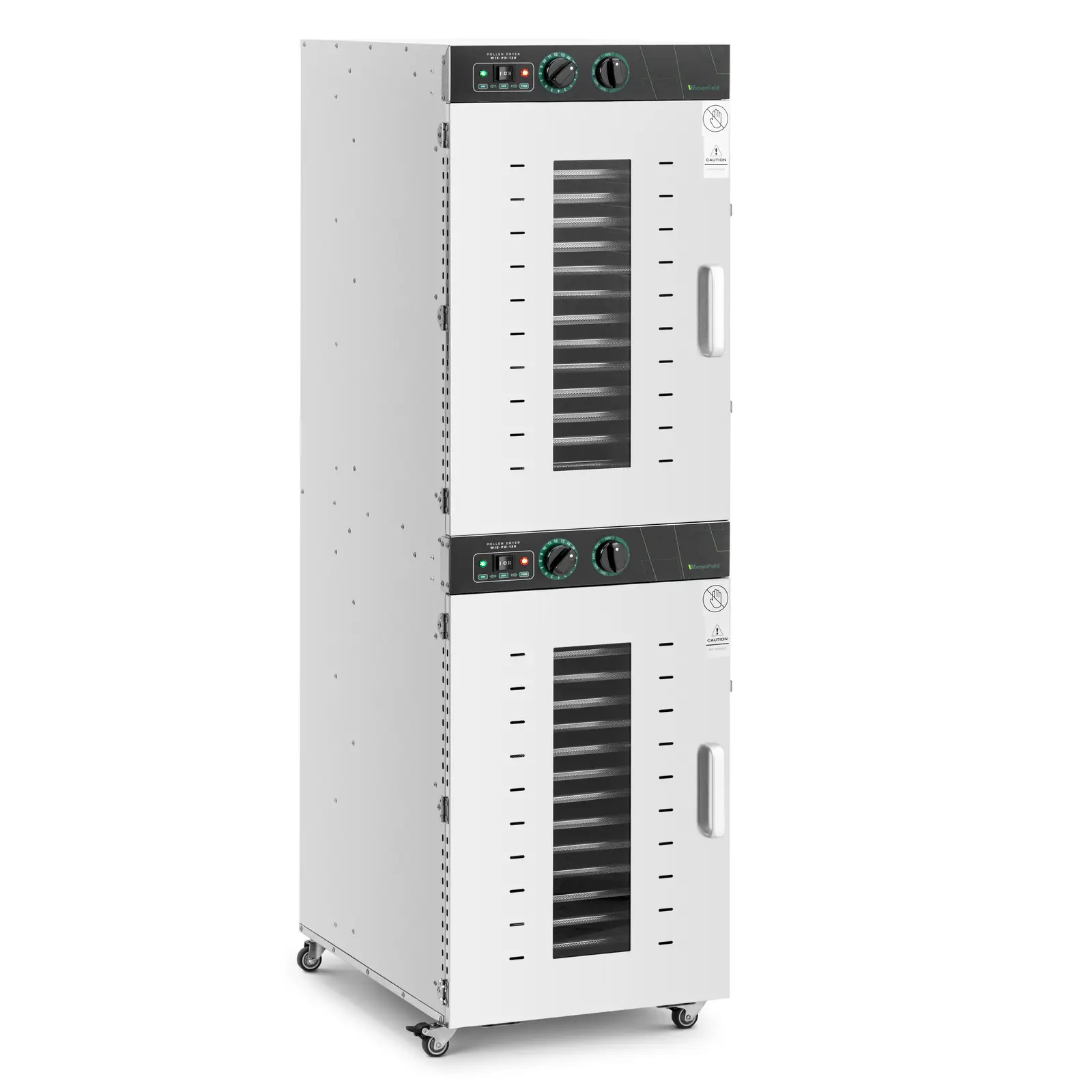 Pollentørker - 3150 W - 32 hyller - 30 til 70 °C - 216 l