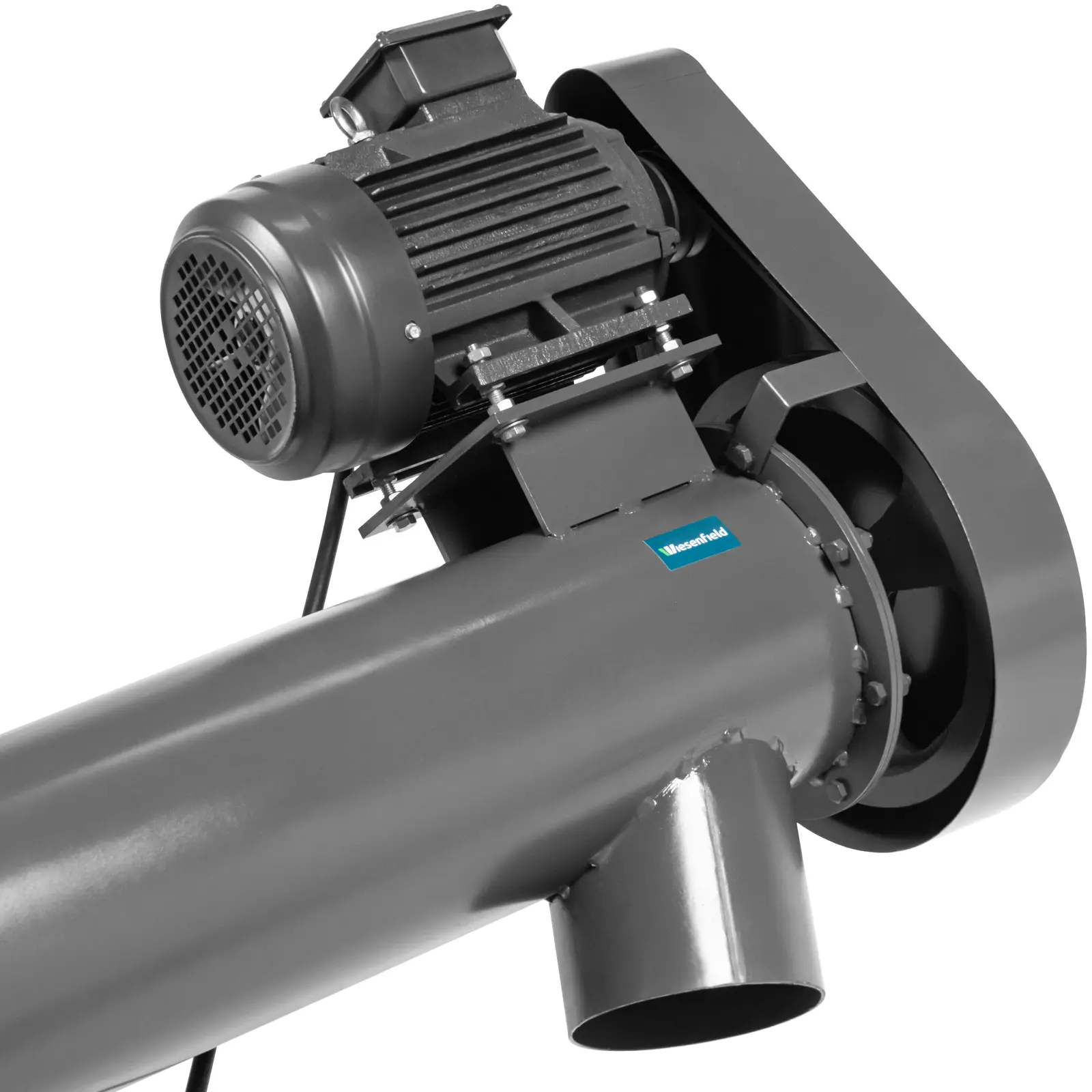 Convoyeur à vis - 3 m - 1 000 kg/h - 1 400 tr/min - 7 hauteurs réglables (Roues: Oui)
