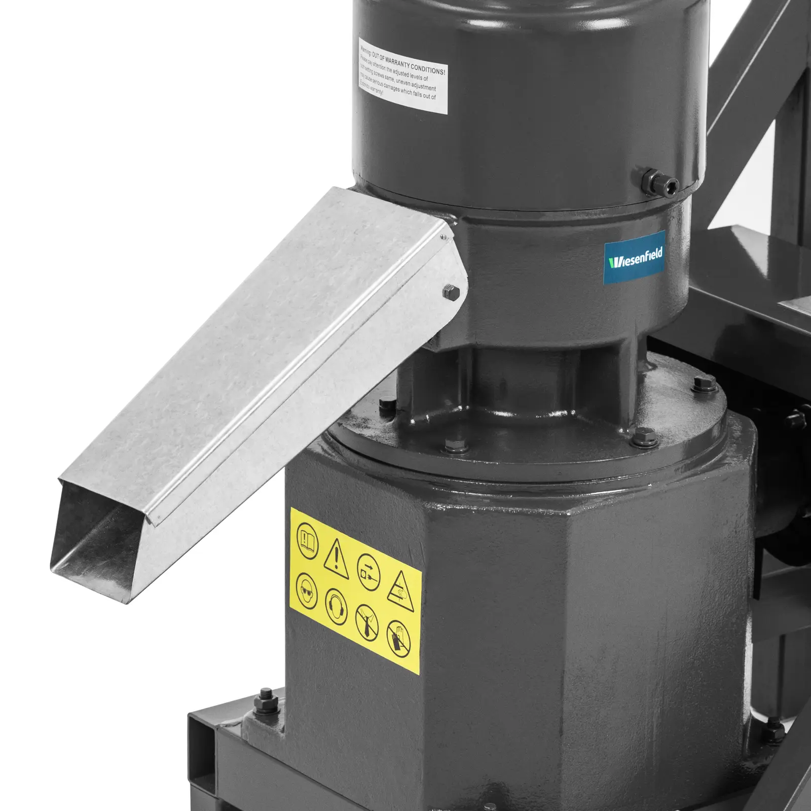 Lis na pelety s hřídelí - 400 kg/h - 15 až 28 k - Ø 230 mm (Velikost otvoru matrice: 6 mm)