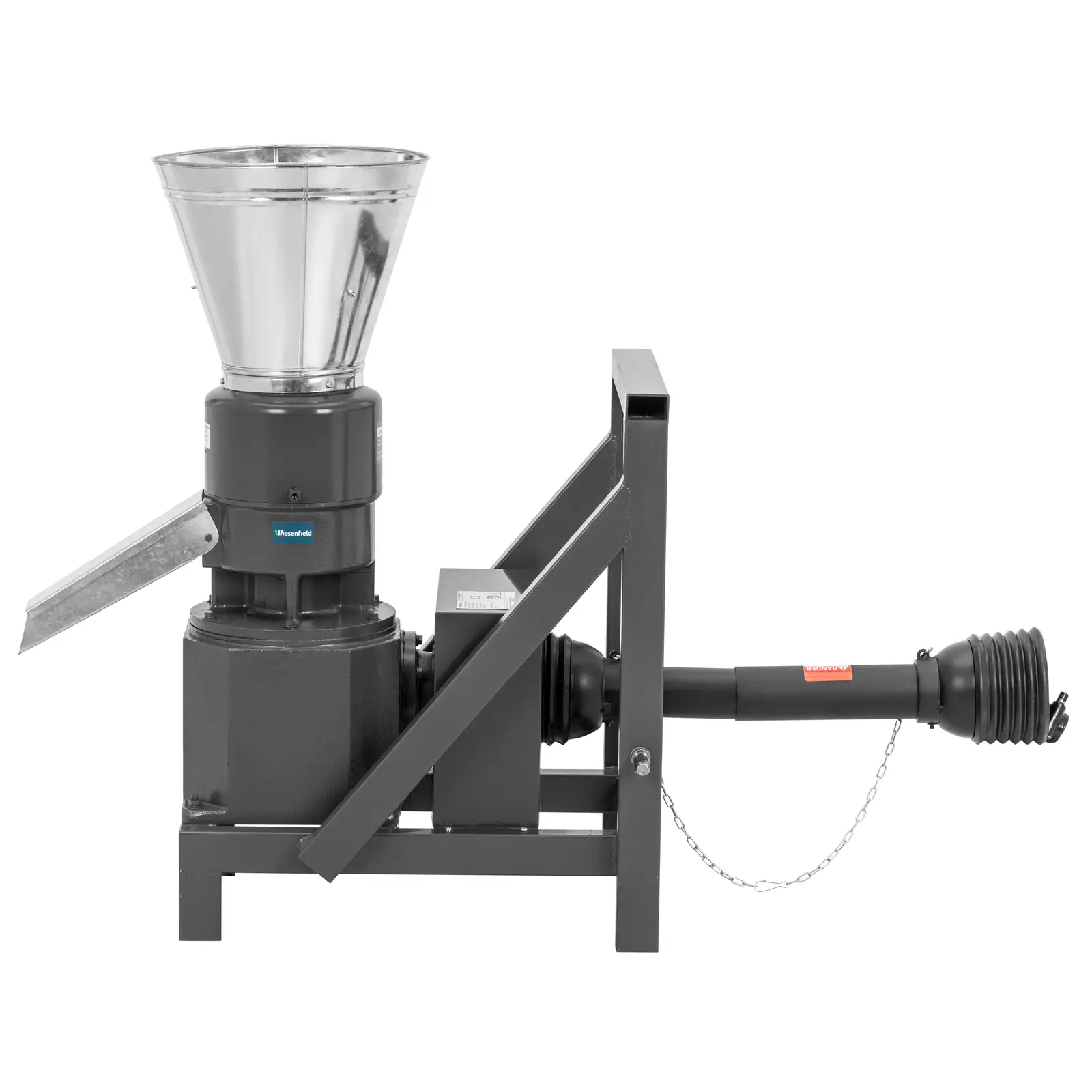 Lis na pelety s hřídelí - 400 kg/h - 15 až 28 k - Ø 230 mm (POT: 15 - 28)