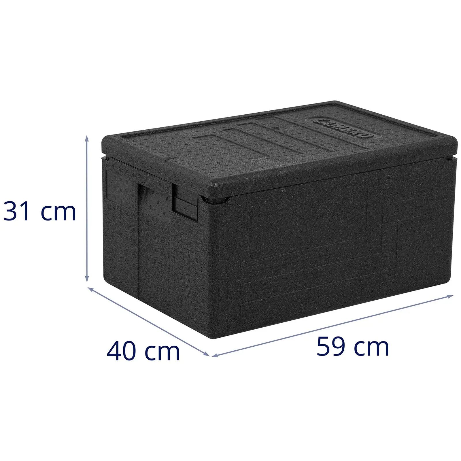Caja térmica para alimentos - contenedor GN 1/1 (20 cm de profundidad)