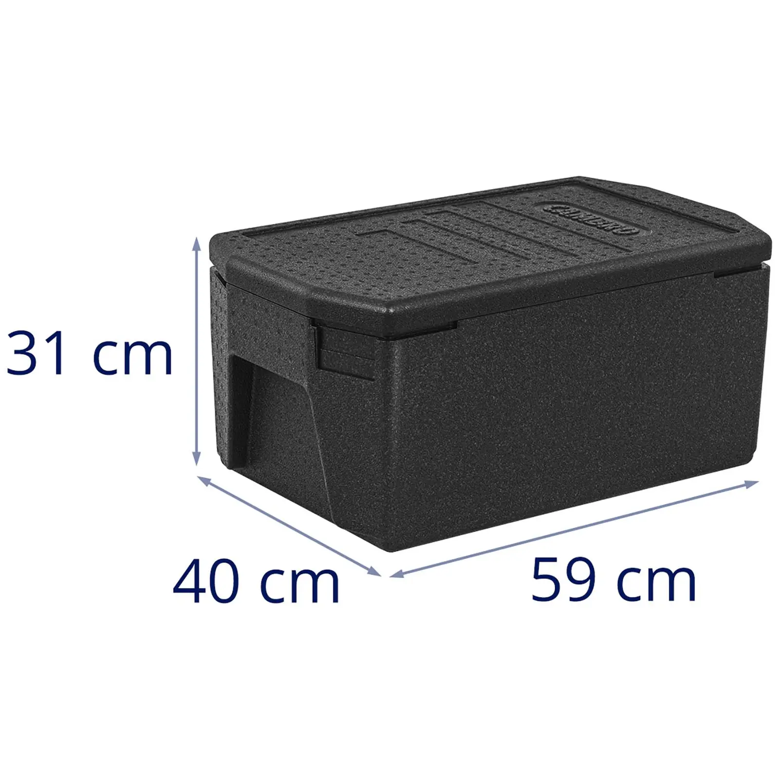 Caja térmica para alimentos - contenedor GN 1/1 (20 cm de profundidad) - asas XXL