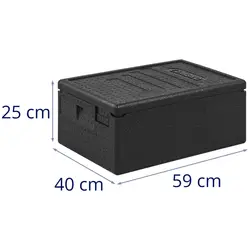 Caja térmica para alimentos - contenedor GN 1/1 (15 cm de profundidad)
