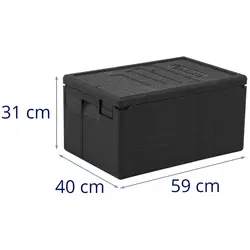 Caja térmica para alimentos - contenedor GN 1/1 (20 cm de profundidad) - básica