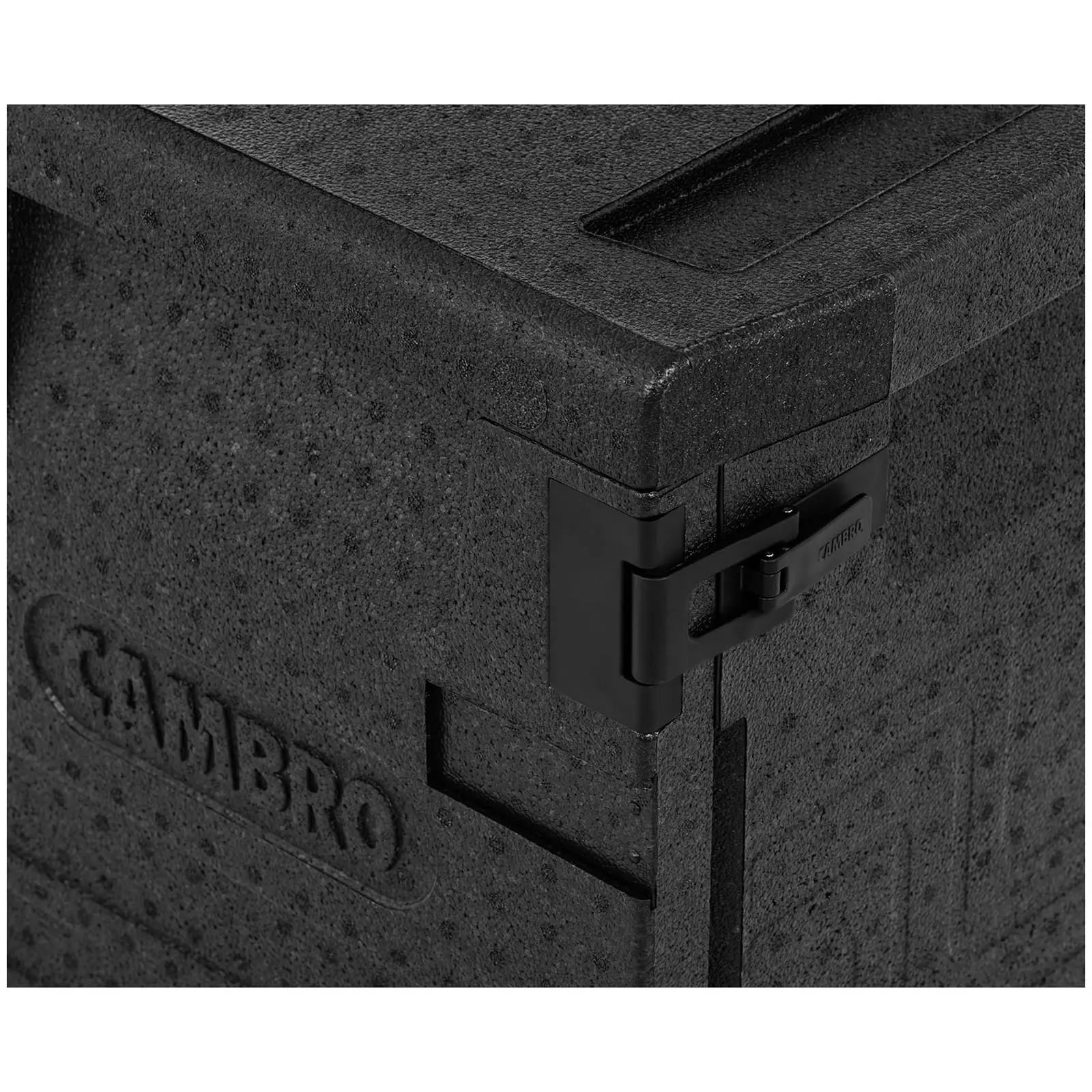 Termobox - 4 GN nádoby 1/1 (hloubka 10 cm) - přední plnění (Barva: Černá)