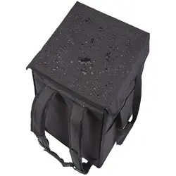 Food Delivery Bag - 38 x 35,5 x 43 cm - Black - backpack