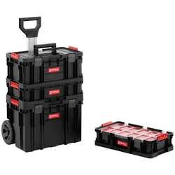 Caja de herramientas con ruedas 6 en 1 Set con maletín, contenedor y organizador