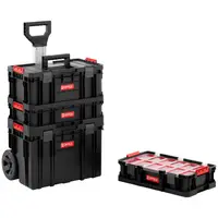 Carrinho de ferramentas 6 em 1 - kit com maleta, caixa de ferramentas e organizador