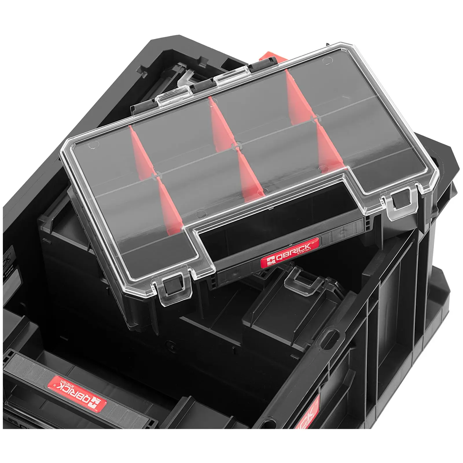 Комплект куфар за инструменти System Two 200, включително 6 мулти органайзера