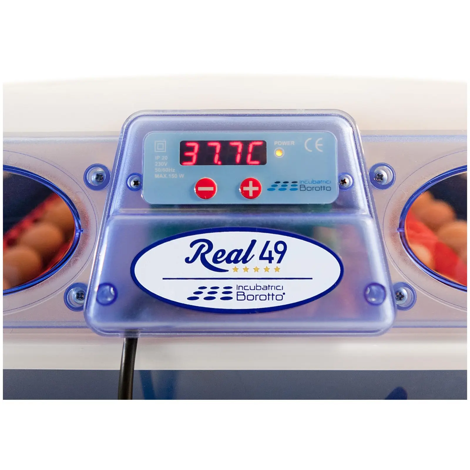 Couveuse à œufs entièrement automatique - 49 œufs - Système d'humidification compris (Mire-œuf compris: Non)