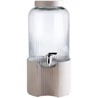 Juice Dispenser - 7 L - Glass, stainless steel, silicone, concrete