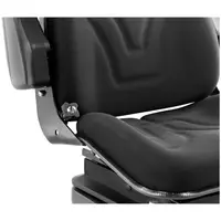 Tractor Seat with armrests - 62 x 82 cm - Air suspension, 90 mm - adjustable
