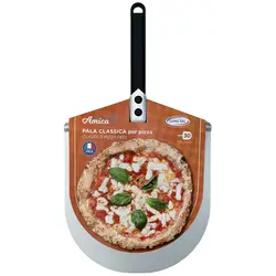 Pizzaspade - 30 x 30 cm - skaft: 25 cm - aluminium (anodiseret)