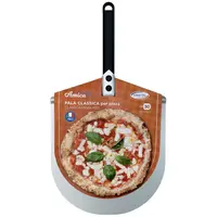 Pizzalapát - 30 x 30 cm - nyél: 25 cm - eloxált alumínium