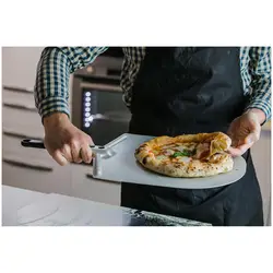 Pala per pizza - 33 x 33 cm - Impugnatura: 25 cm - Alluminio (anodizzato)