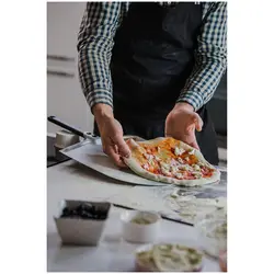 Pizzaspade - 33 x 33 cm - skaft: 25 cm - aluminium (anodiseret)