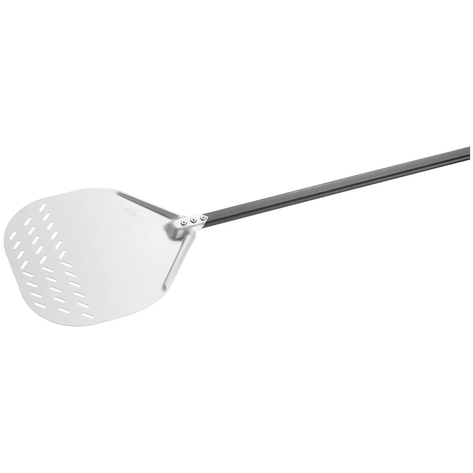 Pizza Peel - 32 x 32 cm - perforated - handle: 120 cm - aluminium (anodised)