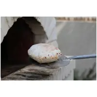 Pelle à pizza - Ø20 cm - Manche : 120 cm - Acier (aluminé)