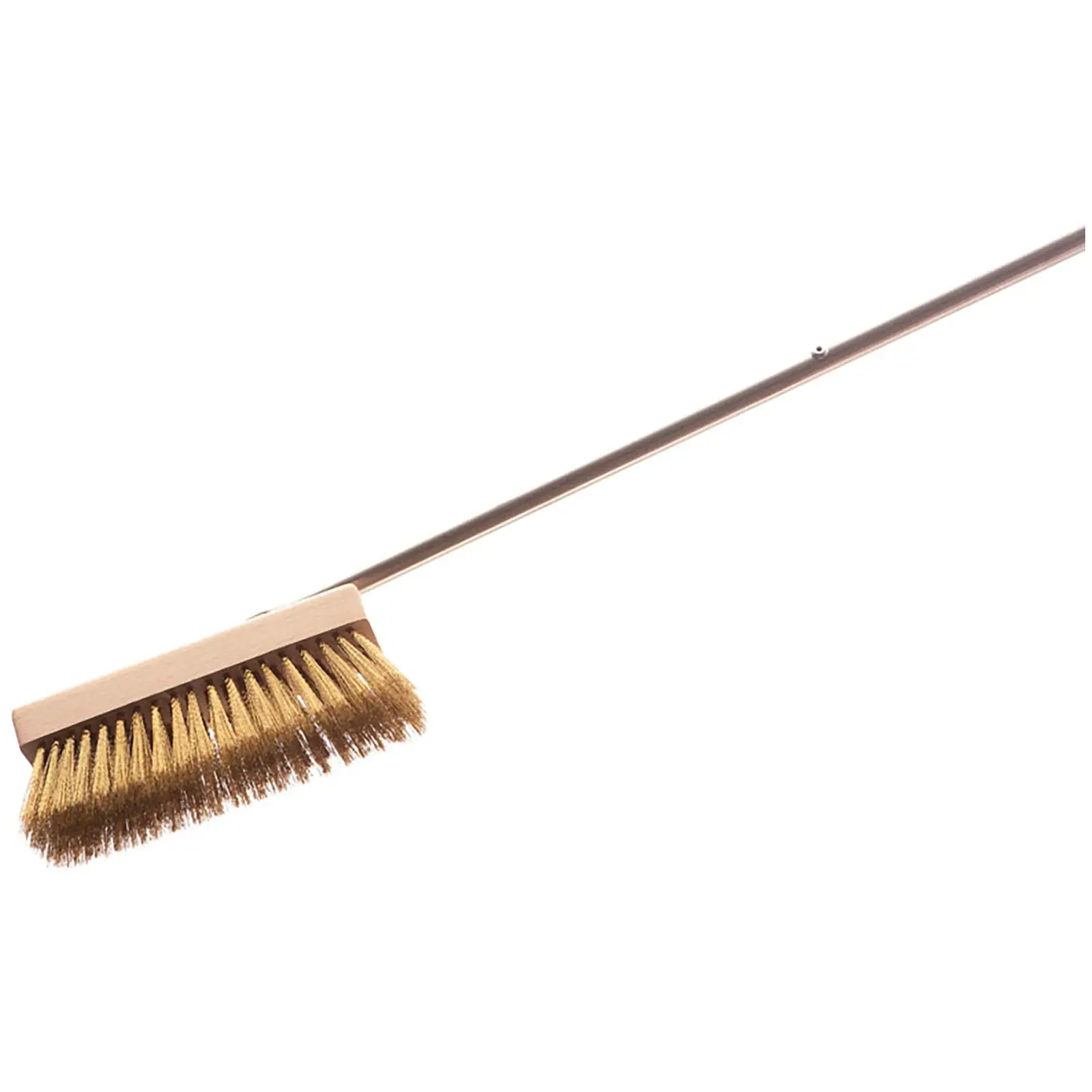 Pizza Oven Brush - brush 20 x 6 x 4.6 cm - stainless steel handle 120 cm