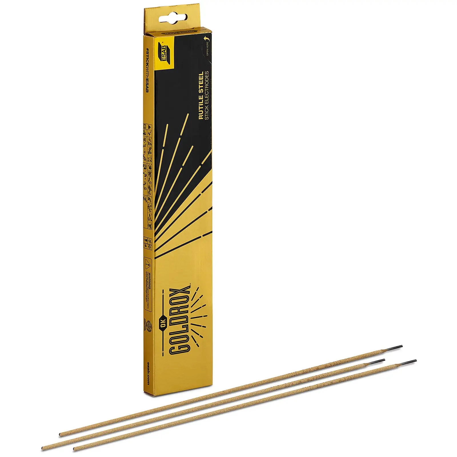 Elektrody spawalnicze do stali niestopowych - Ø2 x 300 mm - 1 kg - Zdjęcie produktu