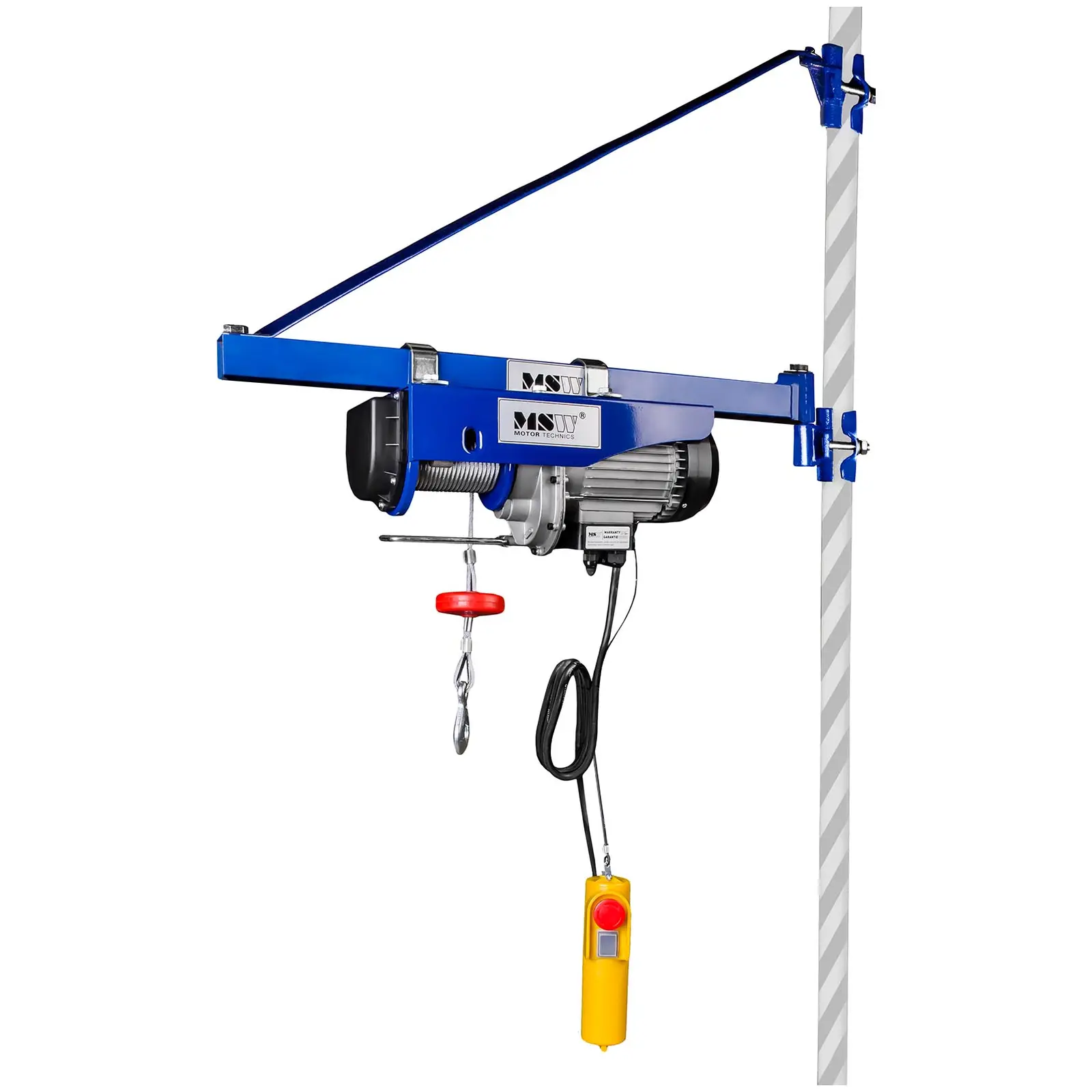 Lanový kladkostroj s otočným ramenem - 1 200 W - 600 kg - 12 m