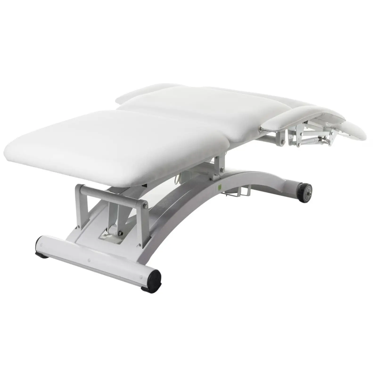 Table de massage électrique avec siège d’appui - 3 moteurs - Télécommande - Blanc
