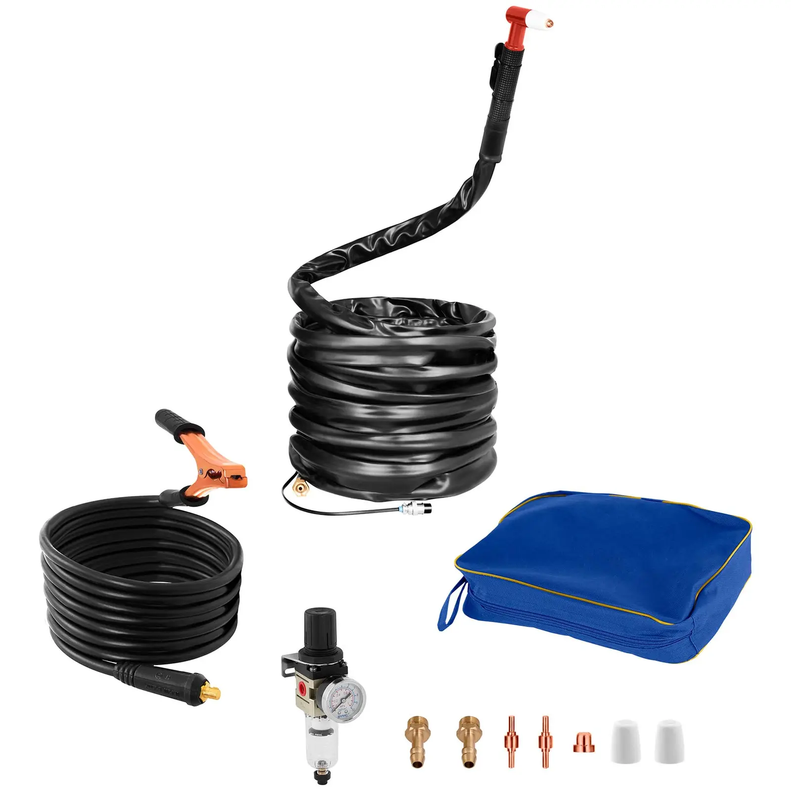 Svařovací set Plazmová řezačka - 60 A - 400 V + Svářecí helma - Carbonic - PROFESSIONAL SERIES (Rozměry zásilky (DxŠxV): 0 x 0 x 0 cm)