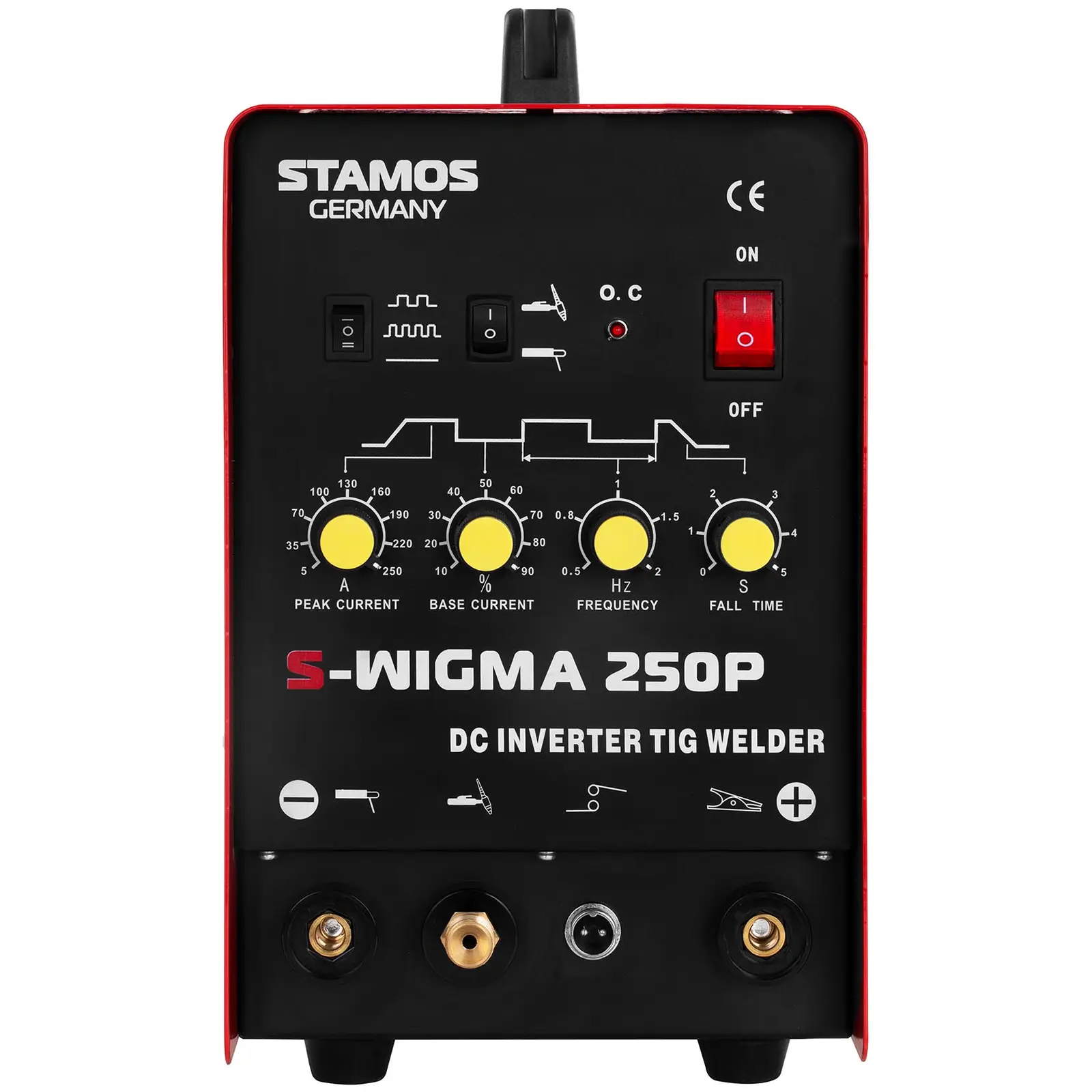 Svařovací set TIG svářečka - 250 A - 230 V - Puls + Svářecí helma- Eagle Eye - ADVANCED SERIES (Hmotnost: 0 kg)