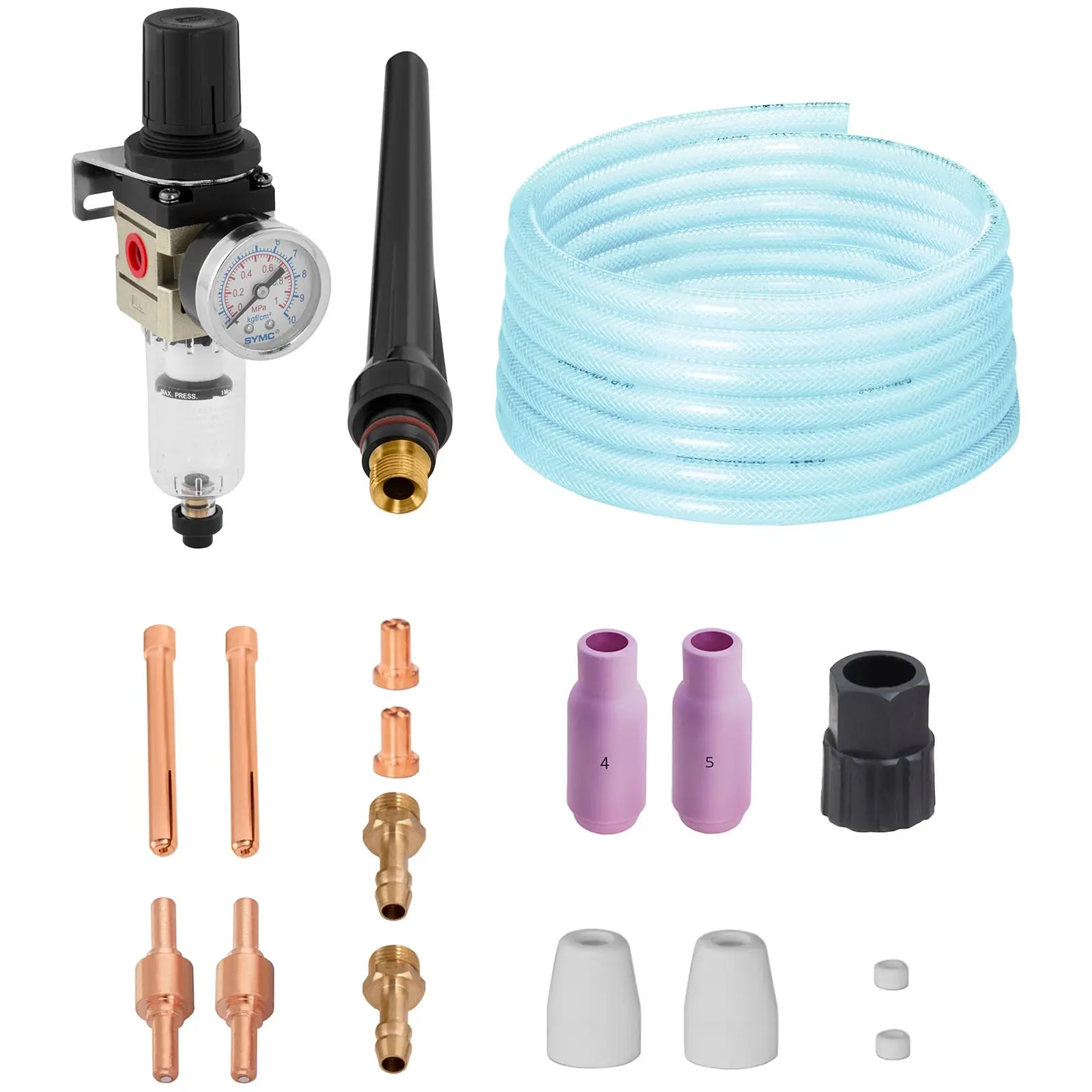 Svařovací set Kombi svářečka - TIG 180 A - Cut 50 A - MMA - PRO + Svářecí helma - Carbonic - PROFESSIONAL SERIES (Hmotnost: 0 kg)