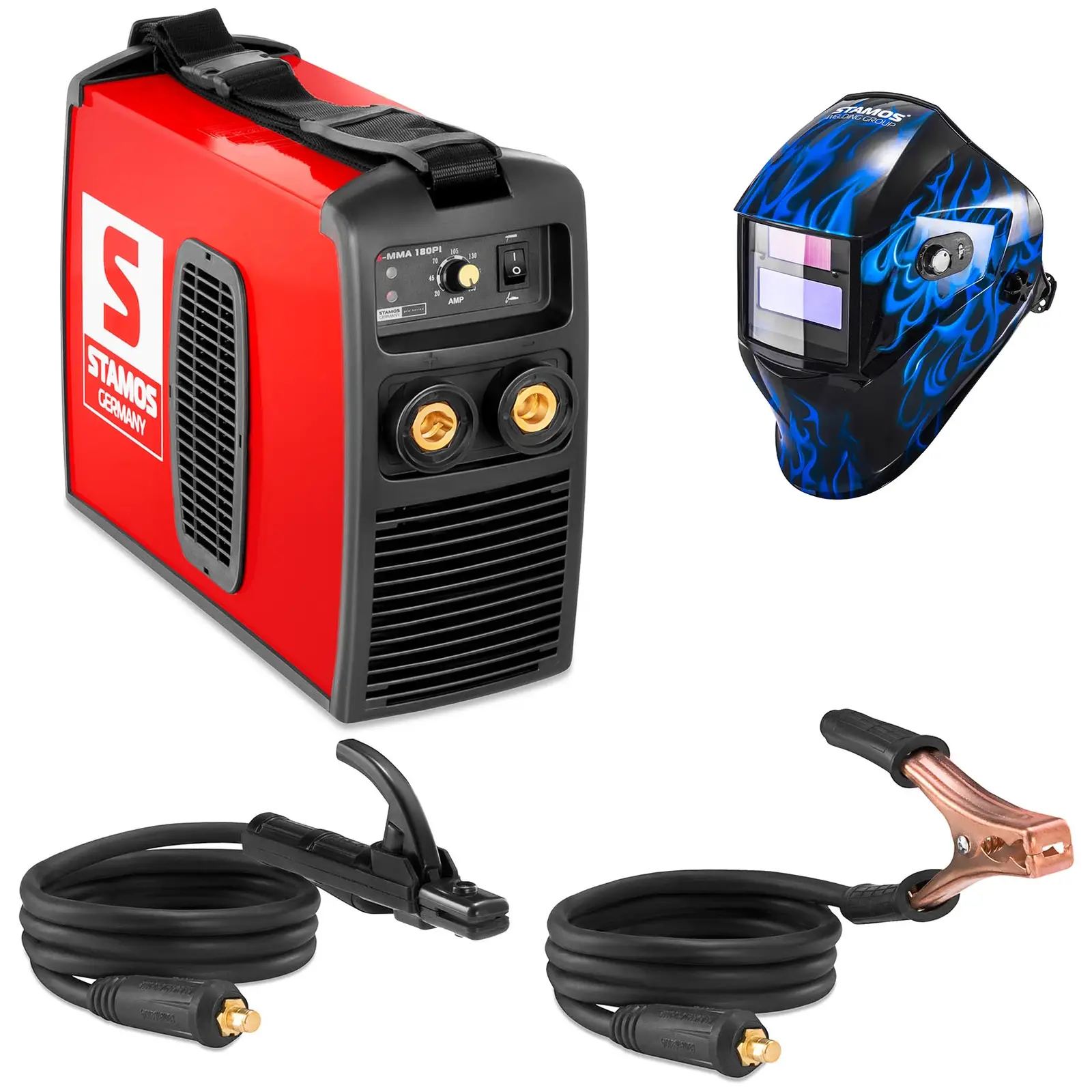 Welding Set Stick Welder - 180 A - 230 V + Welding helmet – Sub Zero - EASY SERIES