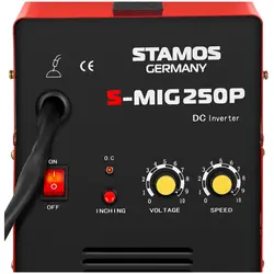 Hegesztő készlet MIG / MAG hegesztőgép - 250 A - 230 V - hordozható + Hegesztő sisak - Firestarter 500 - ADVANCED SERIES