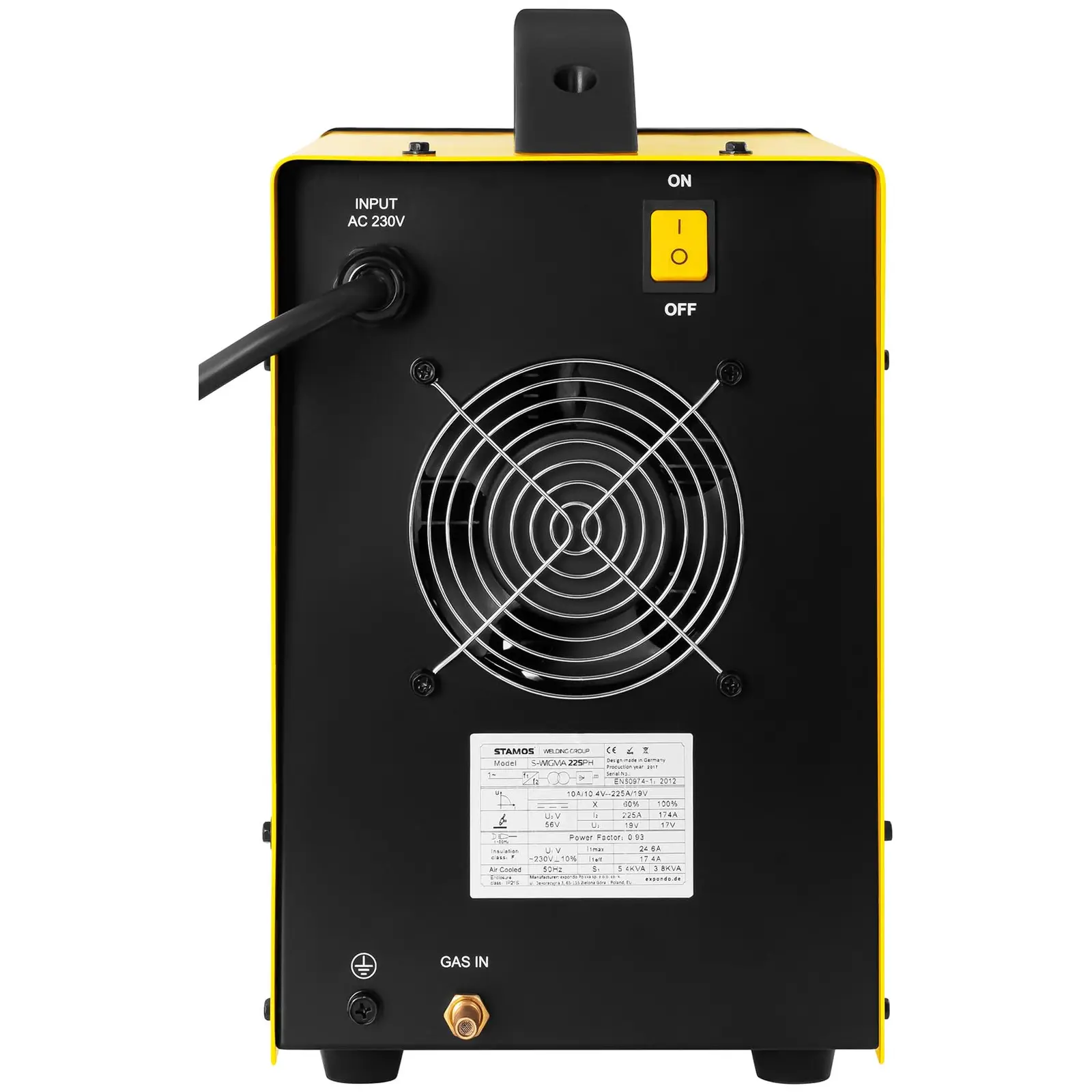 Svařovací set TIG svářečka - 225 A - 230 V - Puls -2/4 takt - SELECTION + Svářecí helma- Eagle Eye - ADVANCED SERIES (Hmotnost: 0 kg)