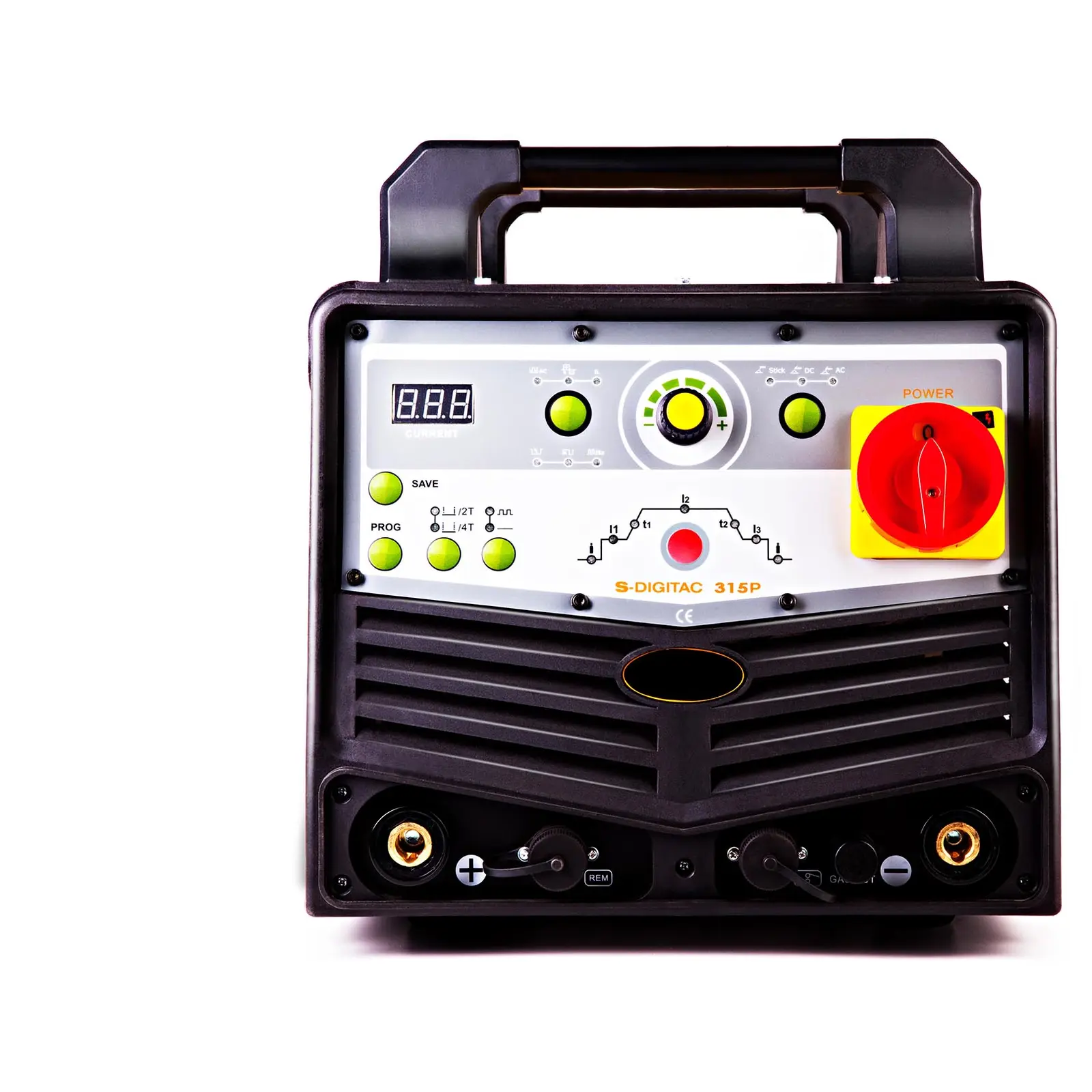 Svařovací set ALU svářečka - 315 A - 400 V - Puls -digitální - 2/4 takt + Svářecí helma - Metalator - EXPERT SERIES (Rozměry (DxŠxV): 0 x 0 x 0 cm)