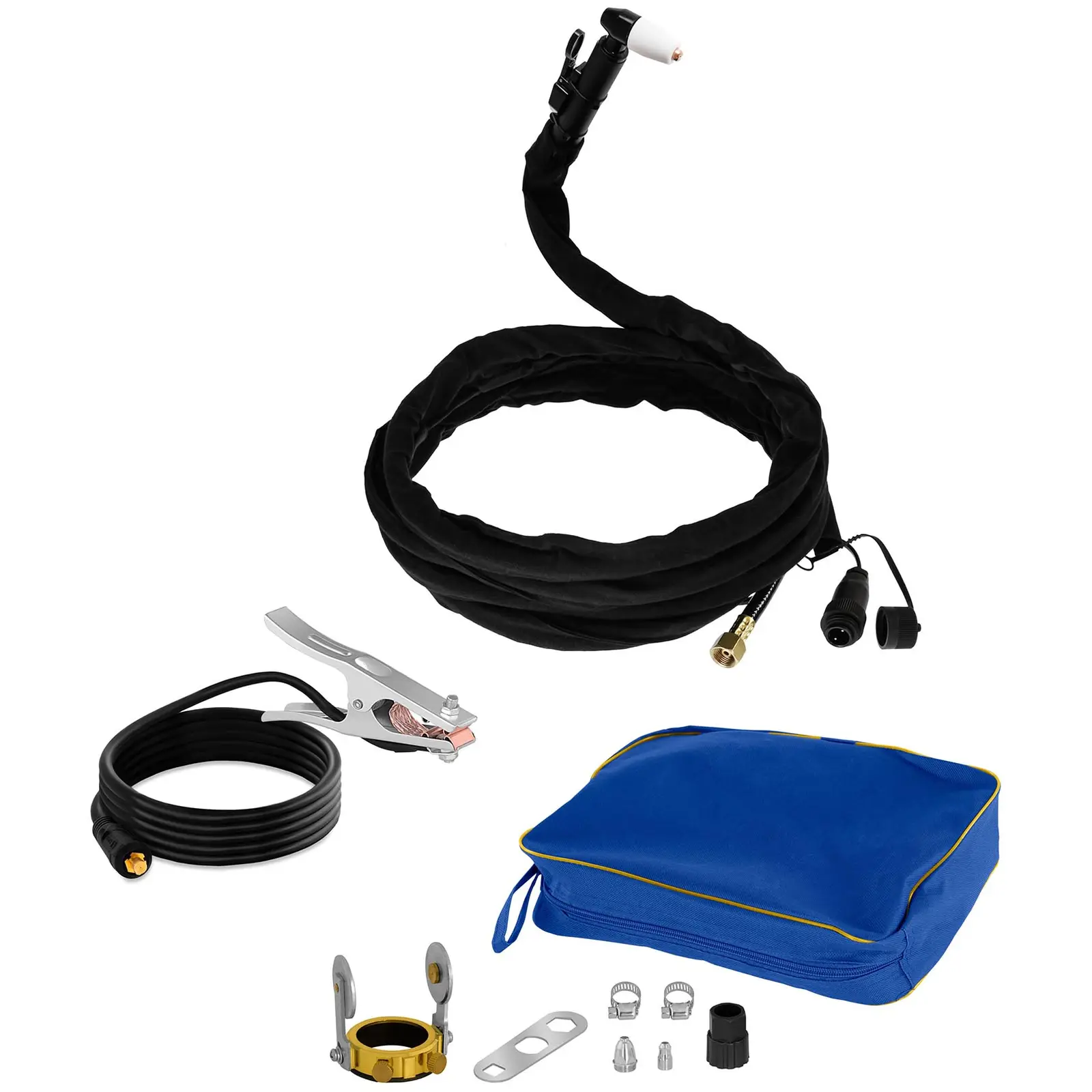Svařovací set Plazmová řezačka - 90 A - 400 V + Svářecí helma - Carbonic - PROFESSIONAL SERIES (Rozměry zásilky (DxŠxV): 0 x 0 x 0 cm)