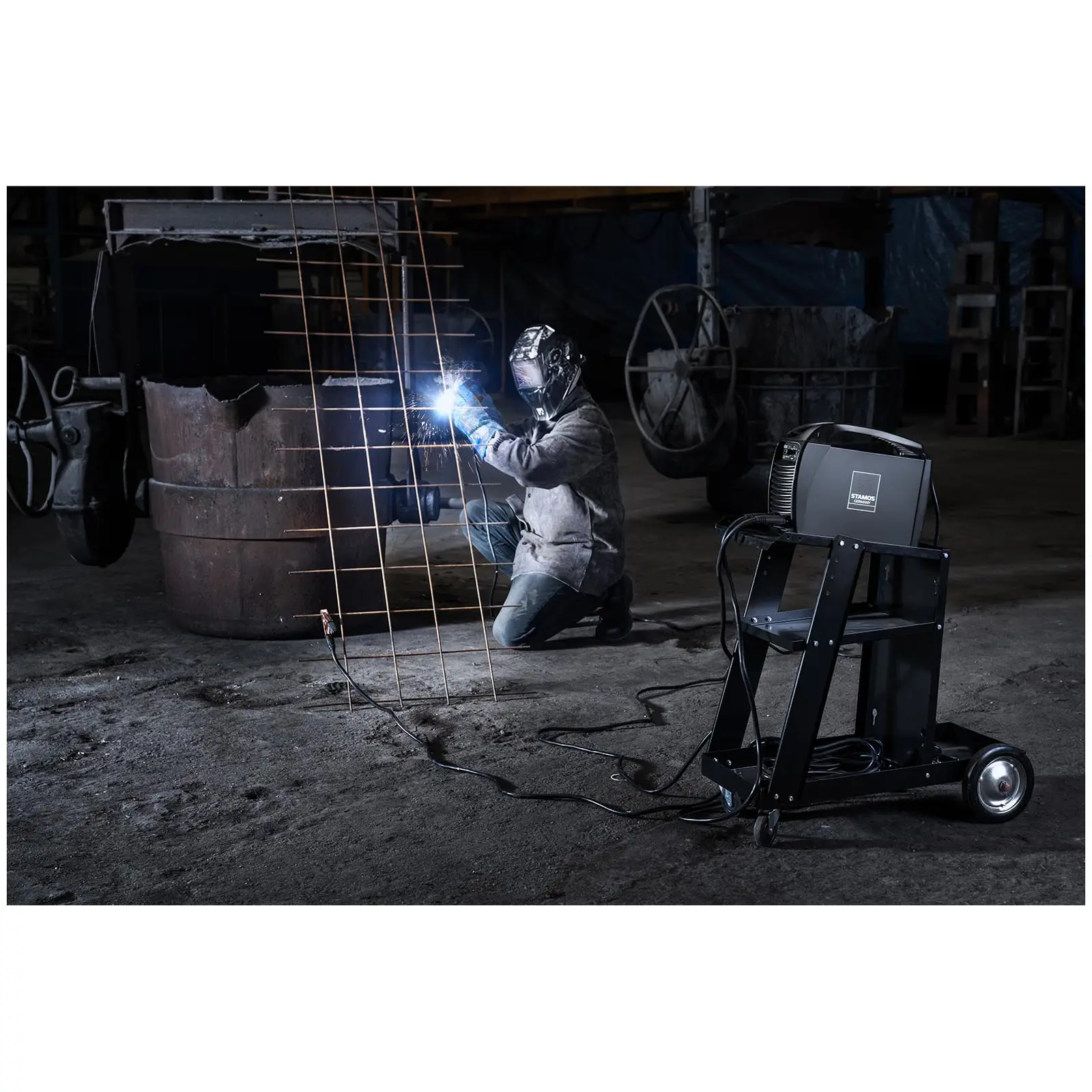 Welding Set Stick Welder - 250 A - Hot Start - IGBT + Welding helmet – Blaster - ADVANCED SERIES