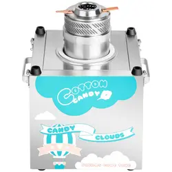 Candy Floss Machine Set with a Net and Splatter Guard- 62 cm - Stainless Steel
