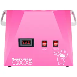 Candy Floss Machine Set with Cart - 52 cm - Pink/White