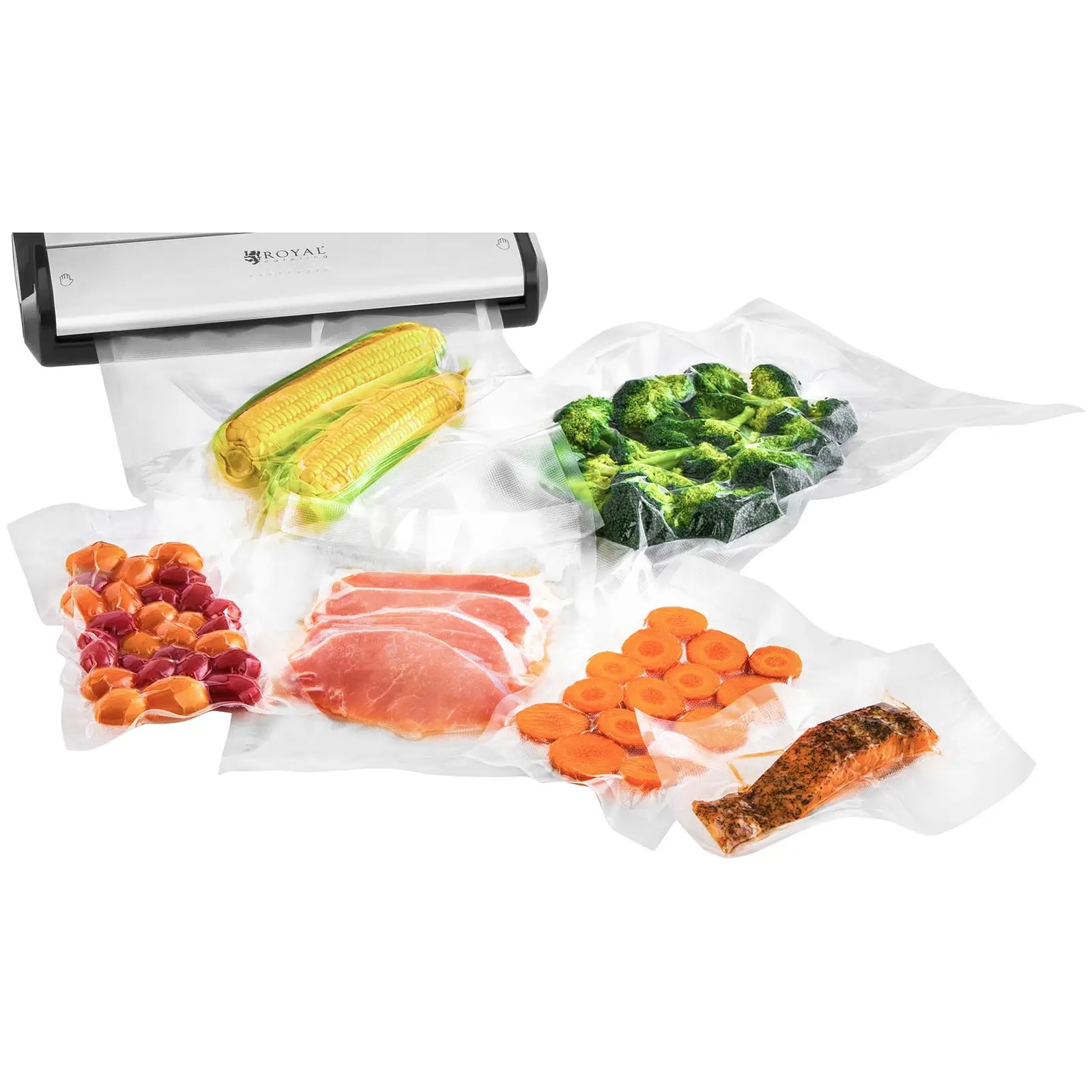 Kit - machine sous vide et rouleaux sous vide inclus - 8 L